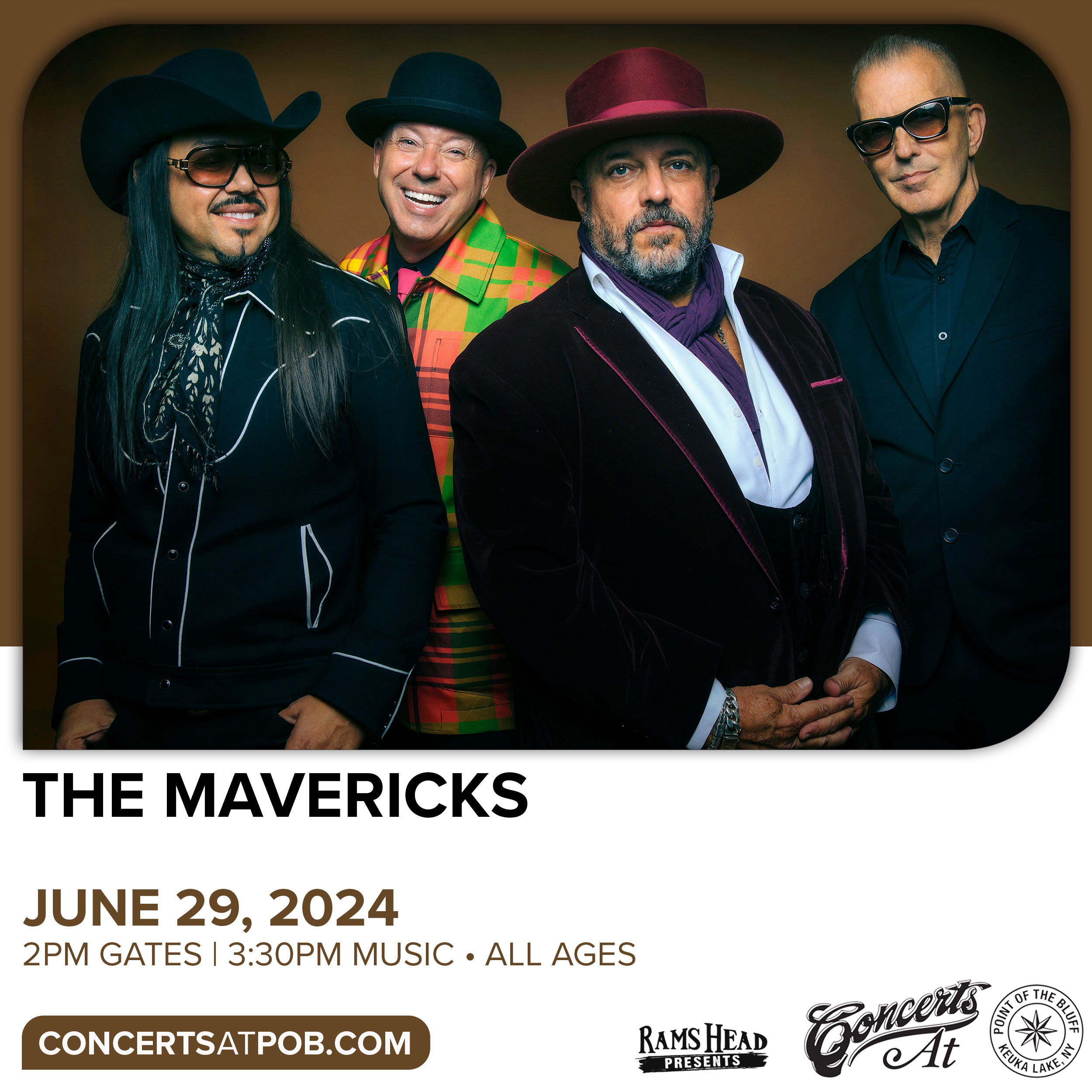 The Mavericks Buy Tickets June 29th Hammondsport, NY