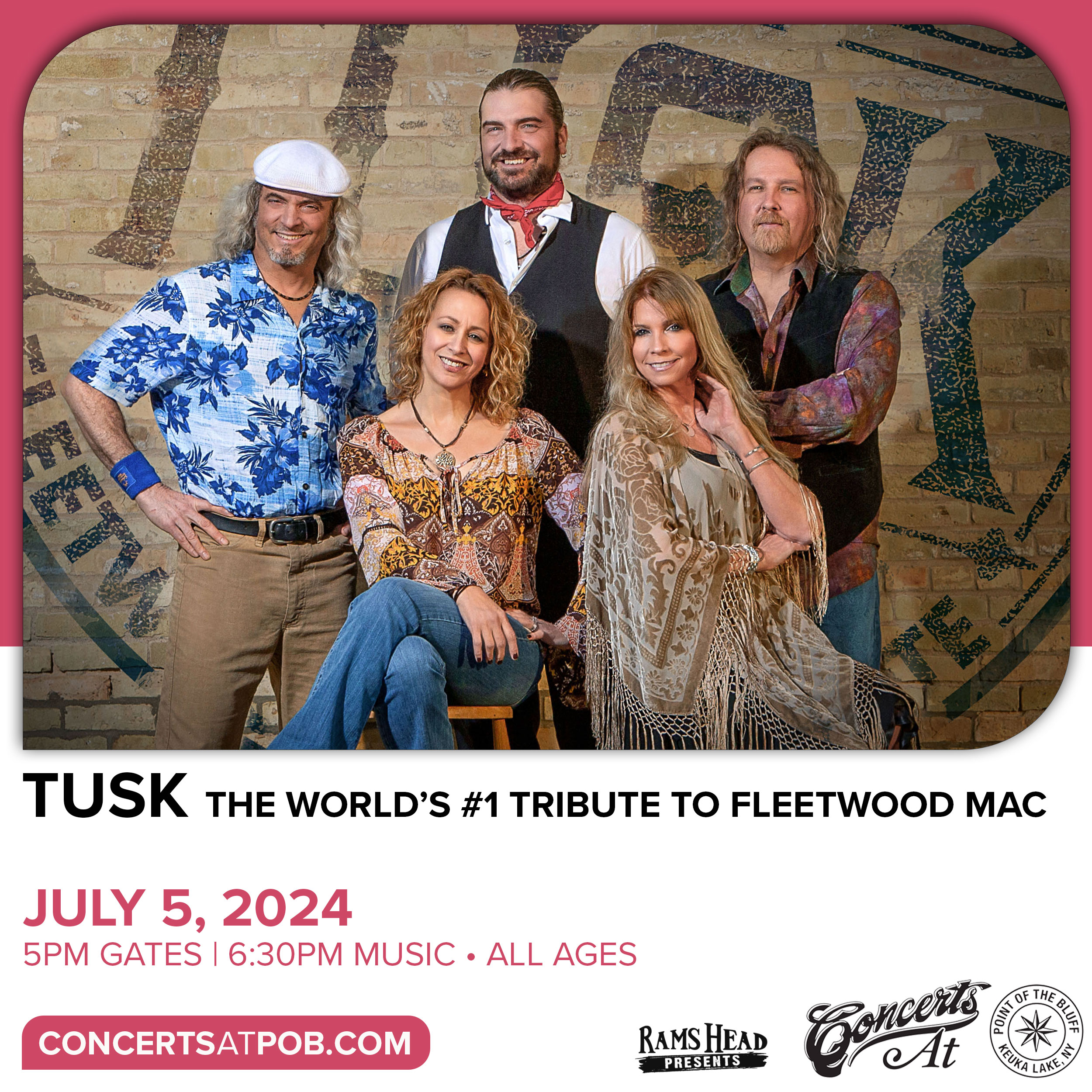 TUSK The World’s 1 Tribute to Fleetwood Mac Buy Tickets July 5th Hammondsport, NY